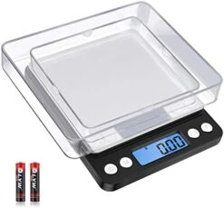 ® Digital Kitchen Scale With 2 Trays, 500g/0.01g High Precision Cooking Food Scale, Mini Gram Scale With LCD Display, 6 Units, Auto Off, Tare Function, Girls Gift (Batteries Included) 13 ® Digital Kitchen Scale With 2 Trays, 500g/0.01g High Precision Cooking Food Scale, Mini Gram Scale With LCD Display, 6 Units, Auto Off, Tare Function, Girls Gift (Batteries Included) -KitchenAid Shop 41FqFbSZ9L. AC
