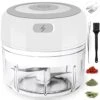 Electric-Herb-Grinder-Large-3.4oz-USB Rechargeable, 3.5'' Powerful Grinder For Dry And Fresh Herbs And Spices, Portable Waterproof, Better Control Of Herb Coarseness, Practical And Muntifuctional Gift -KitchenAid Shop 41Fsk6bFhTL