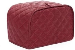 4 Slice Toaster Cover, Kitchen Small Appliance Cover Fingerprint And Greasy Protection, Machine Washable Polyester Toaster Dustproof Cover (Red) -KitchenAid Shop 41G0KIrLLmL. AC