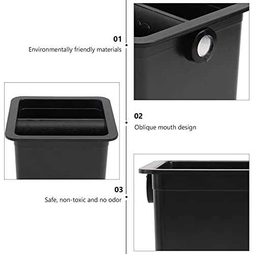 DOITOOL Espresso Coffee Maker Coffee Ground Bucket Black Coffee Knock Box Espresso Container Knock Box Manual Grinder Home Coffee For Home Shop Kitchen Office Bar Barista Expresso Coffee 7 DOITOOL Espresso Coffee Maker Coffee Ground Bucket Black Coffee Knock Box Espresso Container Knock Box Manual Grinder Home Coffee For Home Shop Kitchen Office Bar Barista Expresso Coffee - Image 5