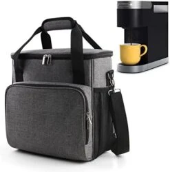 Coffee Maker Storage Bag,Waterproof Travel Carrying Organizer Case,Suitable For Kering Coffee Machines And Other Accessories,Dustproof Tote Bag With Shoulder Strap Black -KitchenAid Shop 41G73KYkzwL. AC 1