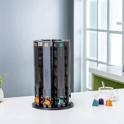 Ship Nespresso Pod Holders Storage Carousel Coffee Nespresso Original Line Capsules Holder Coffee Capsules Holder Organizer Stand Small 80 Pods Originalline -KitchenAid Shop 41G8wBcNIZL