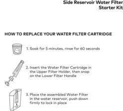ZFBBfor Keurig Starter Kit Replacement 2.0 Coffee Maker - For Keurig Parts Includes Side Reservoir Filter Holder And 1 Pack Water Filter Cartridges (Clear) -KitchenAid Shop 41G9ji6Kx9L