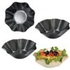Large Taco Shell Bowl Maker Molds – 3 Pack 8.4" Nonstick Carbon Steel Tortilla Maker Shell Pans Baking Molds Tostada For Frying Salad Bowls (3)