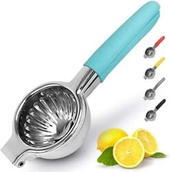 Lemon Squeezer Stainless Steel With Premium Heavy Duty Solid Metal Squeezer Bowl And Food Grade Silicone Handles - Large Manual Citrus Press Juicer And Lime Squeezer Stainless Steel 22 Lemon Squeezer Stainless Steel With Premium Heavy Duty Solid Metal Squeezer Bowl And Food Grade Silicone Handles - Large Manual Citrus Press Juicer And Lime Squeezer Stainless Steel -KitchenAid Shop 41GFmeMpaZL. AC