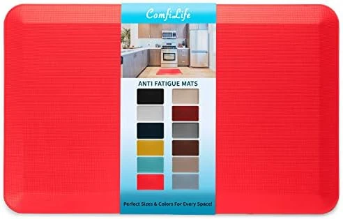 Anti Fatigue Floor Mat – 3/4 Inch Thick Perfect Kitchen Mat, Standing Desk Mat – Comfort At Home, Office, Garage – Durable – Stain Resistant – Non-Slip Bottom (20" X 32", Black) 9 Anti Fatigue Floor Mat – 3/4 Inch Thick Perfect Kitchen Mat, Standing Desk Mat – Comfort At Home, Office, Garage – Durable – Stain Resistant – Non-Slip Bottom (20" X 32", Black) - Image 7