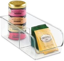 IDesign Linus Spice Packet Organizer Bin For Kitchen Pantry, Cabinet, Countertops - Clear Large 21 IDesign Linus Spice Packet Organizer Bin For Kitchen Pantry, Cabinet, Countertops - Clear Large -KitchenAid Shop 41GQ88wGhRL. AC