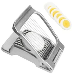 Egg Slicer,Egg Slicer For Hard Boiled Eggs Egg Cutter - Egg Slicer For Hard Boiled Eggs Heavy Duty Egg Cutter For Hard Boiled Eggs Boiled Egg Slicer Egg Chopper (Egg Slicer A)