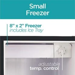 Black & Decker BCRK17B Compact Refrigerator Energy Star Single Door Mini Fridge With Freezer, 1.7 Cubic Feet, Black 17 Black & Decker BCRK17B Compact Refrigerator Energy Star Single Door Mini Fridge With Freezer, 1.7 Cubic Feet, Black -KitchenAid Shop 41GYBlQxWML