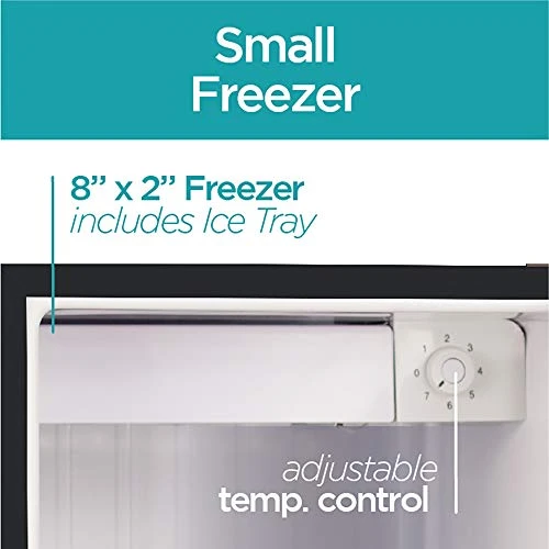 Black & Decker BCRK17B Compact Refrigerator Energy Star Single Door Mini Fridge With Freezer, 1.7 Cubic Feet, Black 7 Black & Decker BCRK17B Compact Refrigerator Energy Star Single Door Mini Fridge With Freezer, 1.7 Cubic Feet, Black - Image 5