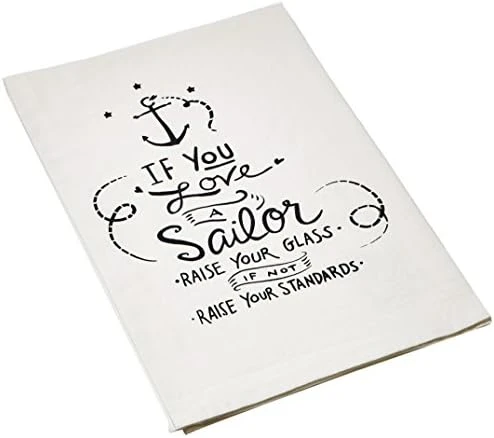 By Kathy LOL Made You Smile Dish Towel, 28 X 28-Inches, If You Love A Marine 10 By Kathy LOL Made You Smile Dish Towel, 28 X 28-Inches, If You Love A Marine - Image 8