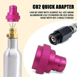 Co2 Cylinder Adapter Fit For Soda Stream DUO Terra Art Soad Maker Blue Bottle Quick Connector Co2 Cylinder Refill Adapter For TR21-4 Male Thread 9 Co2 Cylinder Adapter Fit For Soda Stream DUO Terra Art Soad Maker Blue Bottle Quick Connector Co2 Cylinder Refill Adapter For TR21-4 Male Thread -KitchenAid Shop 41GaezGtzQL