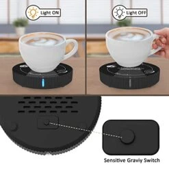 Coffee Warmer For Desk, Mug Warmer With Gravity Switch Suitable For Home And Office Use Cup Warmer For Coffee, Milk And Tea Christmas/Birthday Gift -KitchenAid Shop 41GbzTawNtL