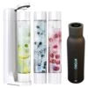 Hydration & Fizz Bundle: Fizzpod Soda Maker And Hydromate Smart Water Bottle Set - Make Fizzy Drinks & Track Your Water Intake With Ease