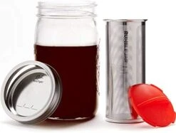 - Next-Gen Cold Brew Coffee Maker For Mason Jars - 200 Micron Filter Is Ideal For Coarse Grounds & Stronger Coffee - Standalone Filter (no Mason Jar Included) -KitchenAid Shop 41GwWm owsL. AC