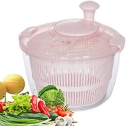 Salad Spinner 5L Multiuse Lettuce Spinner Collapsible Spinning Colander Vegetable Dryer Fruit Washer Vegetable Colanders Strainers Draining System For Household Kitchen 17 Salad Spinner 5L Multiuse Lettuce Spinner Collapsible Spinning Colander Vegetable Dryer Fruit Washer Vegetable Colanders Strainers Draining System For Household Kitchen -KitchenAid Shop 41GwcRjDiL. AC
