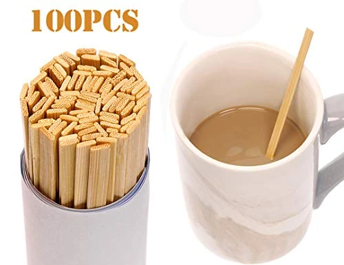 Mini Skater 5.4 Inch Bamboo Coffee Stirrers Eco Friendly Biodegradable Stir Sticks For Tea Hot Cold Beverages (100) 4 Mini Skater 5.4 Inch Bamboo Coffee Stirrers Eco Friendly Biodegradable Stir Sticks For Tea Hot Cold Beverages (100) - Image 2