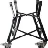 Rolling Cart For Big Green Egg Accessories Rolling Nest With Heavy Duty Locking Caster Wheels Powder Coated Steel Rolling Outdoor Cart For Large Big Green Egg Kamado Joe Grill Stand