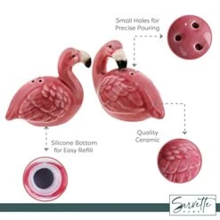 Ceramic Bird Salt And Pepper Shaker Collectors Kitchen Décor - Flamingo 19 Ceramic Bird Salt And Pepper Shaker Collectors Kitchen Décor - Flamingo -KitchenAid Shop 41H0J1HslpL