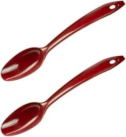 Lopol Nylon, Set Of 2 Cooking Spoon, 11", Dark Red -KitchenAid Shop 41H0Y6ojniL. AC