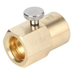 Zerodis Cylinder Adapter,Homebrew Beer Barrel Cylinder Adapter Cylinder Connector CO2 Refill Adapter For Aquarium Fish CO2 Regulator Soda Bottle (CGA320 To TR21.4) -KitchenAid Shop 41H0kI0yFCL