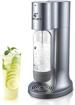 4° Sparkling Water Maker, Carbonated Water Machine And Soda Maker Machine For Home, With 1.0L BPA-free Sparkling Water Bottle, Compatible With Any Screw-in 60L CO2 Carbonator(NOT Included)(Wooden) -KitchenAid Shop 41H3GxwBjjL. AC