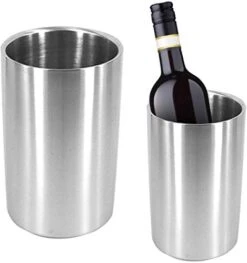 Collic Wine Cooler, Double Wall, Isceless White Wine Cooler,Ice Buckets