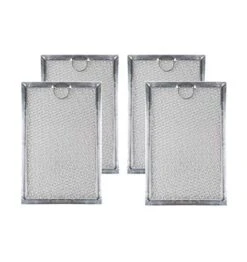 Assollve 4-Pack Reliable WB06X10309 Microwave Oven Grease Filters. Replacement Part Fits For GE Microwaves And Replaces WB06X10654, 5230W1A012B, WB06X10359