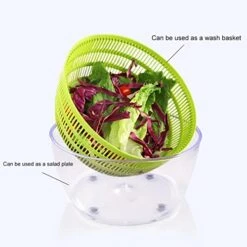 MYBAQ,Lettuce Spinner,Salad Washer,Salad Spinner,Vegetable Dryer Spinner,Fruit Spinner,Fruit And Vegetable Washing Machine,9.45"L*9.45"W*8.27"H,Salad Spinner For Washing Vegetables And Fruits (green).