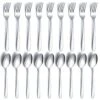 24 Piece Spoons And Forks Set, Food Grade Stainless Steel Flatware Cutlery Set, Silverware Forks And Tablespoon For Home, Kitchen And Restaurant, Mirror Polished, Dishwasher Safe 2 24 Piece Spoons And Forks Set, Food Grade Stainless Steel Flatware Cutlery Set, Silverware Forks And Tablespoon For Home, Kitchen And Restaurant, Mirror Polished, Dishwasher Safe -KitchenAid Shop 41HKEMOgVOL