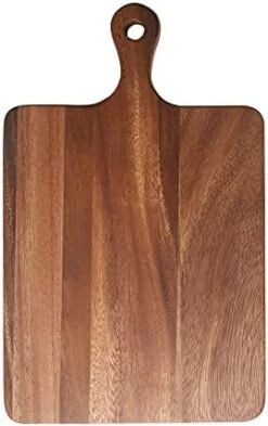 Muso Wood Walnut Cutting Board For Kitchen, Wooden Chopping Board With Handle To Hang, Square Bread Pizza Cheese Board, Charcuterie Board Used For Serving Platter 15.7x9.8 Inch -KitchenAid Shop 41HNyOZRNpL. AC