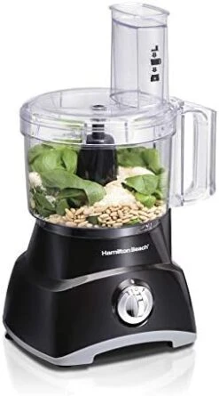 Hamilton Beach Food Processor & Vegetable Chopper For Slicing, Shredding, Mincing, And Puree, 8 Cup, Black -KitchenAid Shop 41HOgZdAsoL. AC