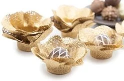 Handmade Paper Truffle Wrappers, Truffle Liners, Truffle Cups For Baby Shower Bridal Shower Birthday Party Wedding - Pack Of 24 (Peony Dusty Rose) -KitchenAid Shop 41HRu1oCXcL. AC