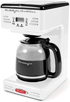 Retro 12-Cup Programmable Coffee Maker, Yellow -KitchenAid Shop 41HaQtyA6ML. AC