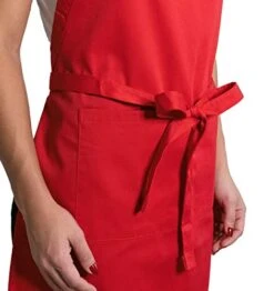 KAUFMAN - Personalized Apron, Add A Name Embroidered, Cotton/poly Bib Apron Adjustable With Two Front Pockets -KitchenAid Shop 41HeXFX4CxL