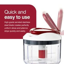 Zyliss Easy Pull Food Processor - Pull Chopper And Manual Food Processor - Handheld Vegetable Slicer And Dicer - For Travel, Camping, Small Kitchens, And RVs - Dishwasher Safe 10 Zyliss Easy Pull Food Processor - Pull Chopper And Manual Food Processor - Handheld Vegetable Slicer And Dicer - For Travel, Camping, Small Kitchens, And RVs - Dishwasher Safe -KitchenAid Shop 41HfWbzZ7WL