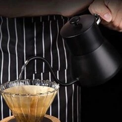 Stainless Steel Pour Over Drip Kettle With Gooseneck Mouth For Coffee Tea (800ml) -KitchenAid Shop 41HsNaXaMuL