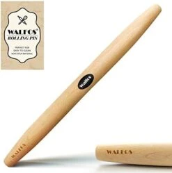 ALFOS French Rolling Pin Dough Roller For Baking Pizza Dough, Pie And Cookie Beech Wood Rolling Pin（15.7 Inch） -KitchenAid Shop 41HuRUaqkjL. AC 1