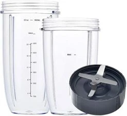 Blender Replacement Parts For Nutribullet, 32oz & 24oz Cups With Replacement Extractor Blade, Compatible With Nutri Bullet 600W/900W Blenders (3 PCS) 11 Blender Replacement Parts For Nutribullet, 32oz & 24oz Cups With Replacement Extractor Blade, Compatible With Nutri Bullet 600W/900W Blenders (3 PCS) -KitchenAid Shop 41I4lee6Q1L. AC