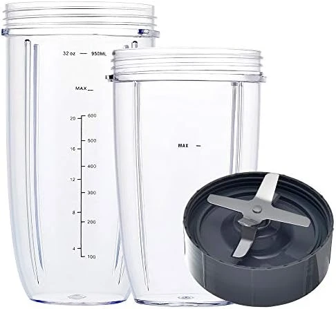 Blender Replacement Parts For Nutribullet, 32oz & 24oz Cups With Replacement Extractor Blade, Compatible With Nutri Bullet 600W/900W Blenders (3 PCS) 7 Blender Replacement Parts For Nutribullet, 32oz & 24oz Cups With Replacement Extractor Blade, Compatible With Nutri Bullet 600W/900W Blenders (3 PCS) - Image 5