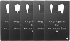 Bottle Opener, Yoption 10Pcs Stainless Steel Credit Card Size Beer Bottle Opener Cap For Wedding Party Groomsmen Bridesmaid Gifts -KitchenAid Shop 41I7rPwkURL. AC