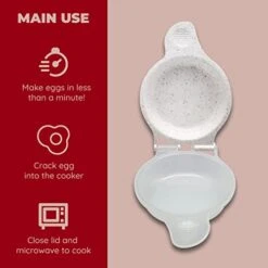 Microwave Egg Muffin Breakfast Sandwich Pan For Eggs In A Minute Or Less, 3-pack 8 Microwave Egg Muffin Breakfast Sandwich Pan For Eggs In A Minute Or Less, 3-pack -KitchenAid Shop 41I9rrJq7yL