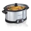 Hamilton Beach 8 Quart Programmable Slow Cooker With Three Temperature Settings, Dishwasher Safe Crock And Lid, Silver (33480) -KitchenAid Shop 41IIDiTLa6L