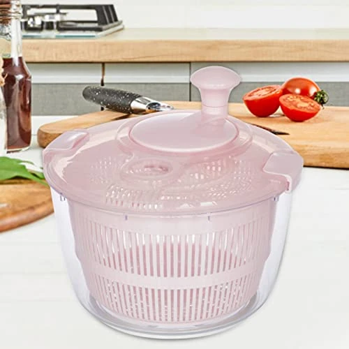 Salad Spinner 5L Multiuse Lettuce Spinner Collapsible Spinning Colander Vegetable Dryer Fruit Washer Vegetable Colanders Strainers Draining System For Household Kitchen 4 Salad Spinner 5L Multiuse Lettuce Spinner Collapsible Spinning Colander Vegetable Dryer Fruit Washer Vegetable Colanders Strainers Draining System For Household Kitchen - Image 2