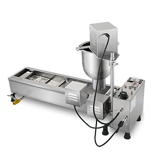 Commercial Automatic Single Row Donut Maker Machine, 7L Hopper Electric Frying Donuts Maker With 3 Sizes Moulds, 110V Doughnut Making Machine With Intelligent Control Panel (800PCS/H) 6 Commercial Automatic Single Row Donut Maker Machine, 7L Hopper Electric Frying Donuts Maker With 3 Sizes Moulds, 110V Doughnut Making Machine With Intelligent Control Panel (800PCS/H) - Image 4