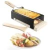 Heese Raclette W Foldable Handle- Candlelight Cheese Melter Pan W Spatula And 3 Tea Light Candles - Melts In Under 4 Minutes, Small Portable, Great For Dinner Parties, Appetizers, Housewarming Gift 2 Heese Raclette W Foldable Handle- Candlelight Cheese Melter Pan W Spatula And 3 Tea Light Candles - Melts In Under 4 Minutes, Small Portable, Great For Dinner Parties, Appetizers, Housewarming Gift -KitchenAid Shop 41IUXxThhbL