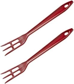 Lopol Nylon, Set Of 2 Cooking Spoon, 11", Dark Red -KitchenAid Shop 41IXtZlh30L. AC