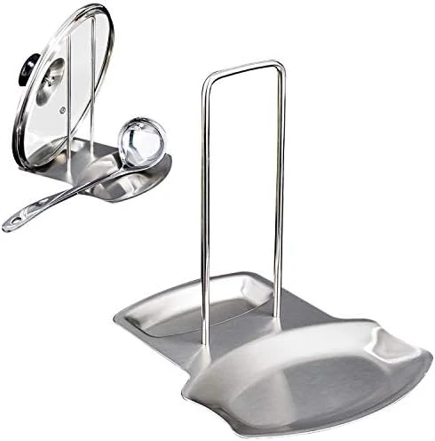 Pot Lid/Spoon Rack,Pot Cover Organizer In Home & Kitchen,Vertical Spoon Rest,Spoon Rest For Stove Top,Stainless Steel Spoon Holder,Cooking Utensils Stand - Stainless Steel 8 Pot Lid/Spoon Rack,Pot Cover Organizer In Home & Kitchen,Vertical Spoon Rest,Spoon Rest For Stove Top,Stainless Steel Spoon Holder,Cooking Utensils Stand - Stainless Steel - Image 6