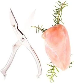 Met Lux 9.5 Inch Kitchen Shear, 1 Heavy-Duty Scissors For Kitchen - Multifunctional, Black And Green Handle, Stainless Steel Kitchen Scissor, Sharp, Dishwasher-Safe - Restaurantware -KitchenAid Shop 41Iaakwo8bL. AC