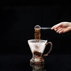 Coffee Dripper And Filters, Large 18 Oz, Original Classic Design, Safe BPA Free Plastic, Drip Coffee Maker Pour Over, Manual Coffee Maker, Includes 100 Filters, Coaster And Lid,, 18 Oz (Java) -KitchenAid Shop 41Idw4IYmXL